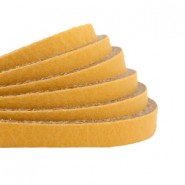 DQ leer plat 5mm Ochre yellow